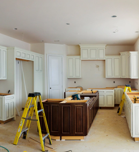 ongoing kitchen remodeling